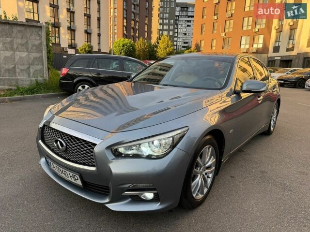 Сірий Інфініті Q50, об'ємом двигуна 3 л та пробігом 128 тис. км за 12500 $, фото 1 на Automoto.ua