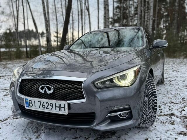 Сірий Інфініті Q50, об'ємом двигуна 1.99 л та пробігом 66 тис. км за 13999 $, фото 1 на Automoto.ua