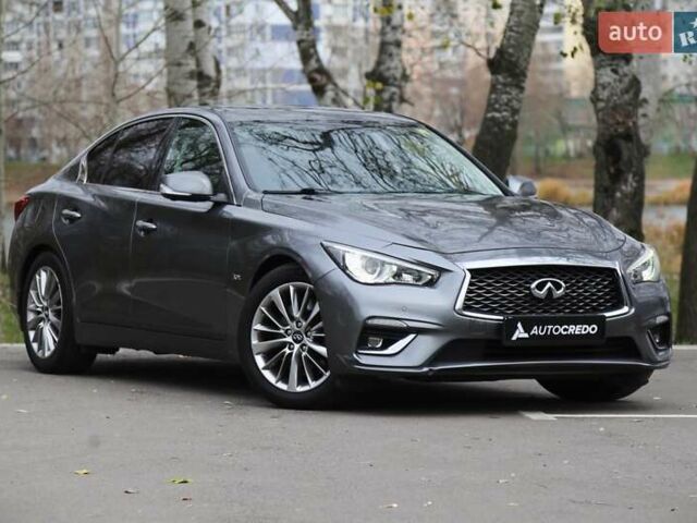 Серый Инфинити Q50, объемом двигателя 2.98 л и пробегом 100 тыс. км за 16500 $, фото 1 на Automoto.ua