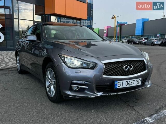 Сірий Інфініті Q50, об'ємом двигуна 1.99 л та пробігом 165 тис. км за 10750 $, фото 1 на Automoto.ua