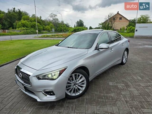 Серый Инфинити Q50, объемом двигателя 3 л и пробегом 178 тыс. км за 14300 $, фото 1 на Automoto.ua
