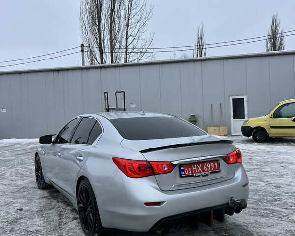Сірий Інфініті Q50, об'ємом двигуна 3 л та пробігом 134 тис. км за 12500 $, фото 1 на Automoto.ua