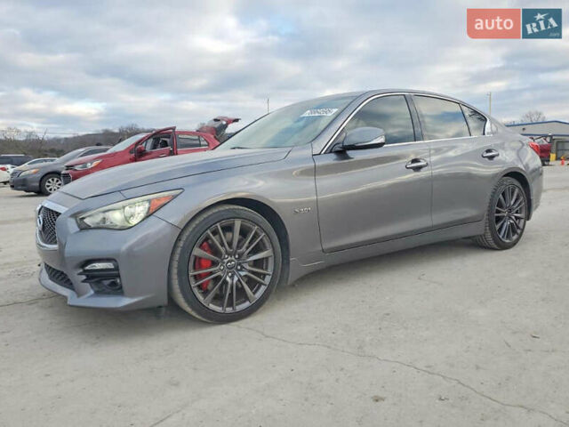 Серый Инфинити Q50, объемом двигателя 3 л и пробегом 86 тыс. км за 4100 $, фото 1 на Automoto.ua