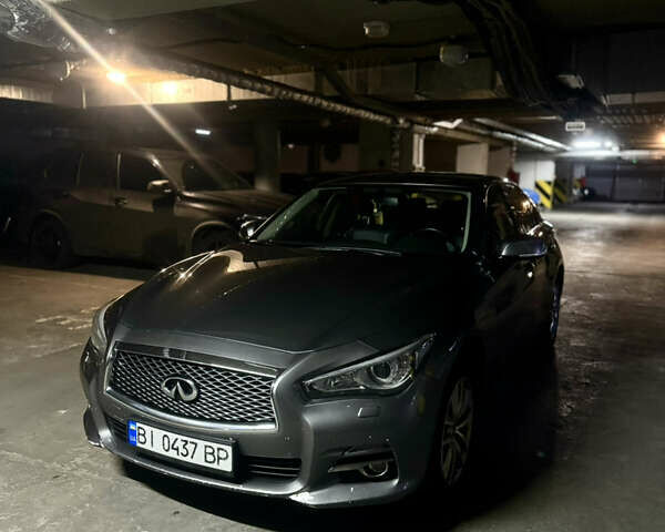 Серый Инфинити Q50, объемом двигателя 1.99 л и пробегом 160 тыс. км за 19000 $, фото 1 на Automoto.ua