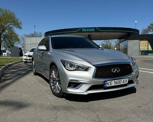 Сірий Інфініті Q50, об'ємом двигуна 3 л та пробігом 46 тис. км за 17000 $, фото 1 на Automoto.ua