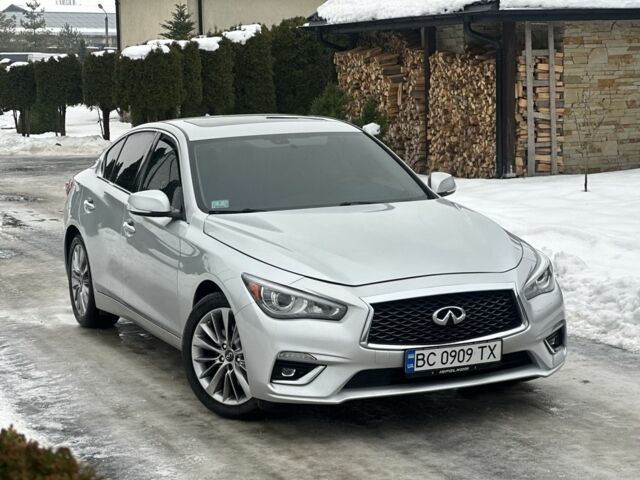Сірий Інфініті Q50, об'ємом двигуна 3 л та пробігом 78 тис. км за 8999 $, фото 1 на Automoto.ua
