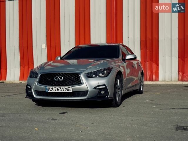 Серый Инфинити Q50, объемом двигателя 1.99 л и пробегом 76 тыс. км за 16600 $, фото 1 на Automoto.ua