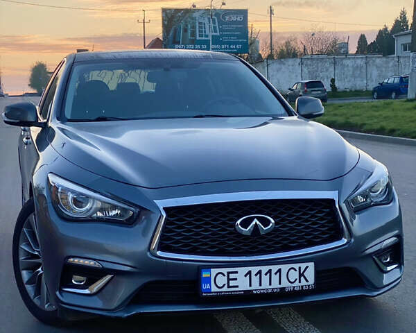 Сірий Інфініті Q50, об'ємом двигуна 3 л та пробігом 105 тис. км за 21000 $, фото 1 на Automoto.ua