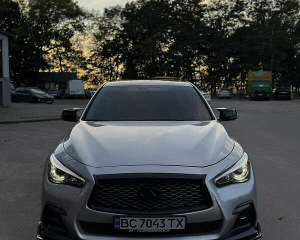 Сірий Інфініті Q50, об'ємом двигуна 3 л та пробігом 59 тис. км за 23000 $, фото 1 на Automoto.ua