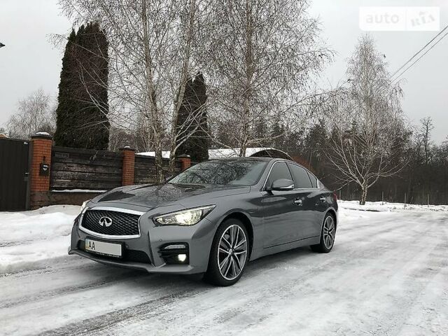 Сірий Інфініті Q50, об'ємом двигуна 0 л та пробігом 77 тис. км за 24500 $, фото 1 на Automoto.ua