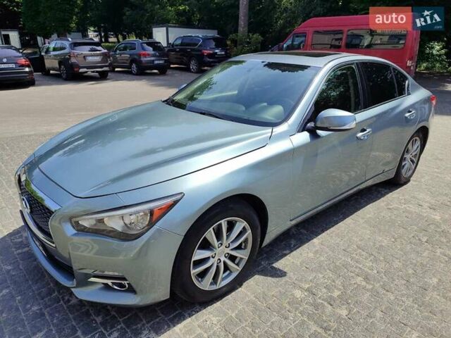 Синий Инфинити Q50, объемом двигателя 1.99 л и пробегом 118 тыс. км за 16950 $, фото 1 на Automoto.ua