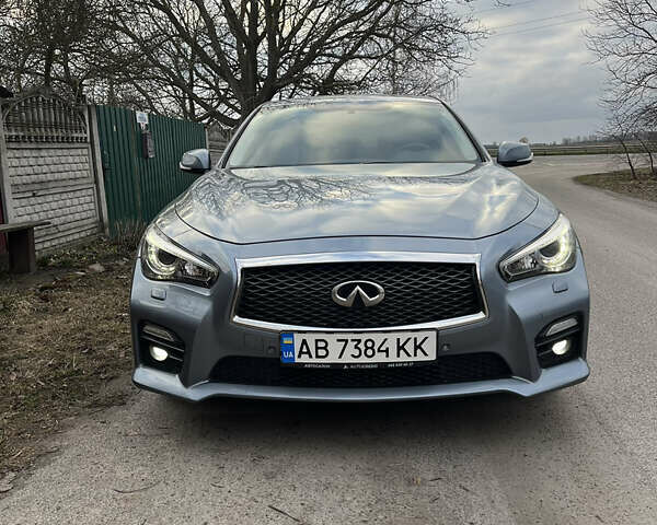 Синий Инфинити Q50, объемом двигателя 1.99 л и пробегом 160 тыс. км за 15500 $, фото 1 на Automoto.ua