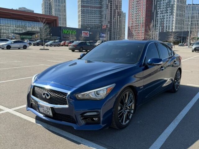 Синій Інфініті Q50, об'ємом двигуна 3 л та пробігом 102 тис. км за 17000 $, фото 1 на Automoto.ua