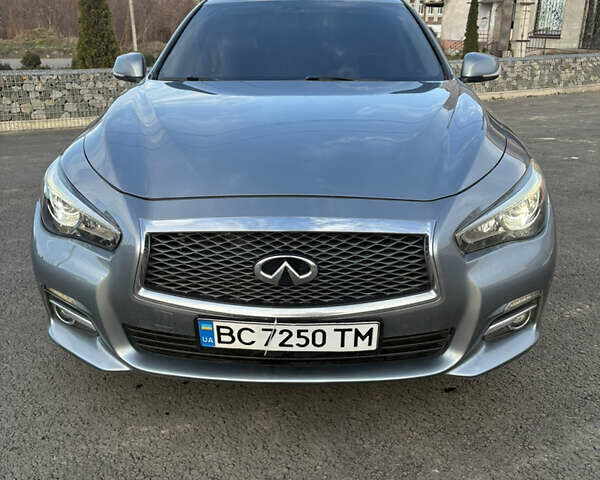Синий Инфинити Q50, объемом двигателя 3 л и пробегом 162 тыс. км за 14200 $, фото 1 на Automoto.ua