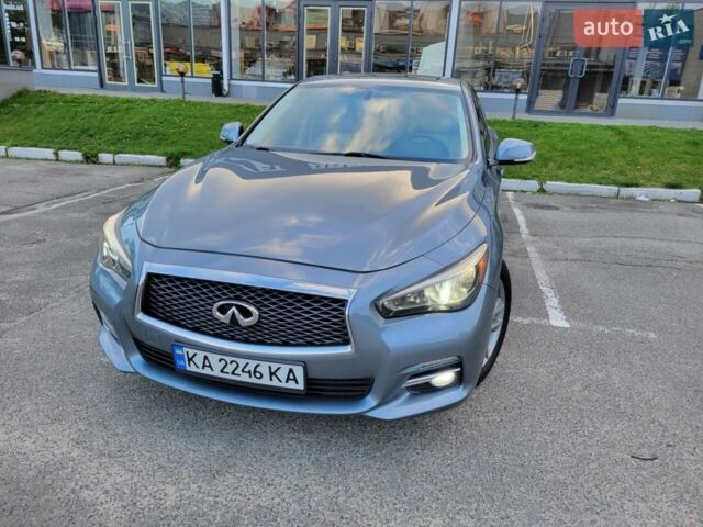 Синій Інфініті Q50, об'ємом двигуна 3 л та пробігом 79 тис. км за 15200 $, фото 1 на Automoto.ua