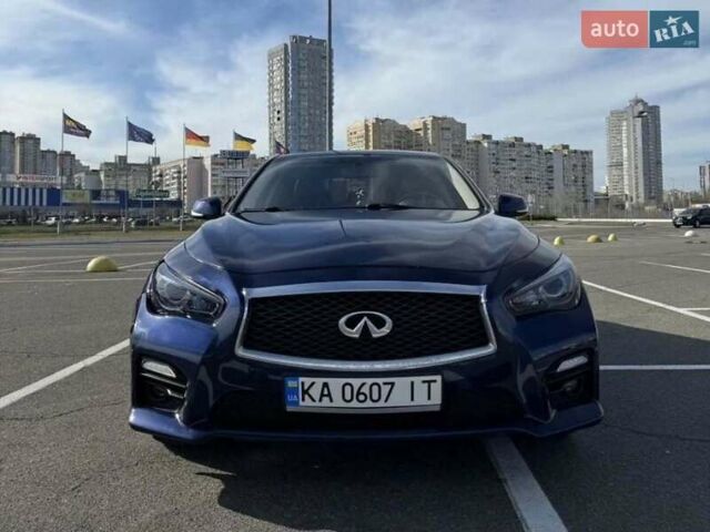 Синий Инфинити Q50, объемом двигателя 1.99 л и пробегом 162 тыс. км за 14200 $, фото 1 на Automoto.ua