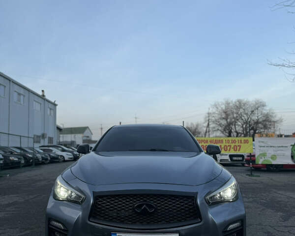 Синій Інфініті Q50, об'ємом двигуна 3 л та пробігом 69 тис. км за 14500 $, фото 1 на Automoto.ua
