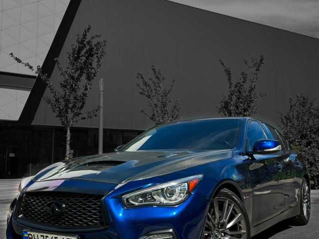 Синій Інфініті Q50, об'ємом двигуна 3 л та пробігом 92 тис. км за 20000 $, фото 1 на Automoto.ua