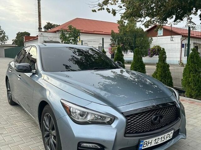 Синій Інфініті Q50, об'ємом двигуна 3 л та пробігом 75 тис. км за 15300 $, фото 1 на Automoto.ua