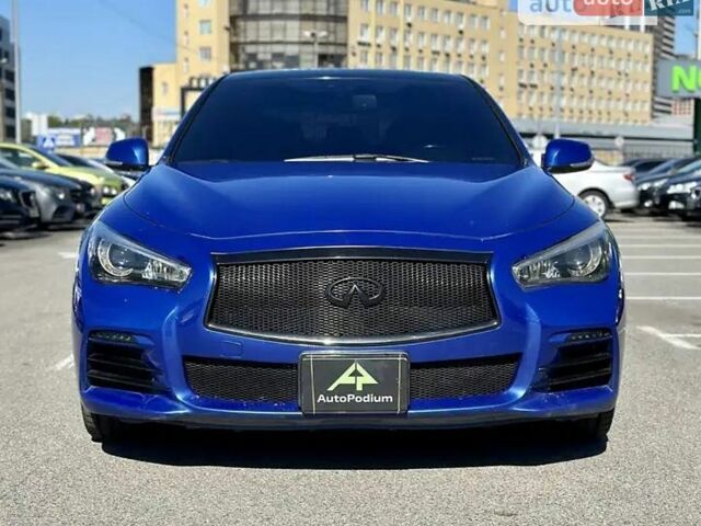 Синій Інфініті Q50, об'ємом двигуна 3 л та пробігом 83 тис. км за 13900 $, фото 1 на Automoto.ua