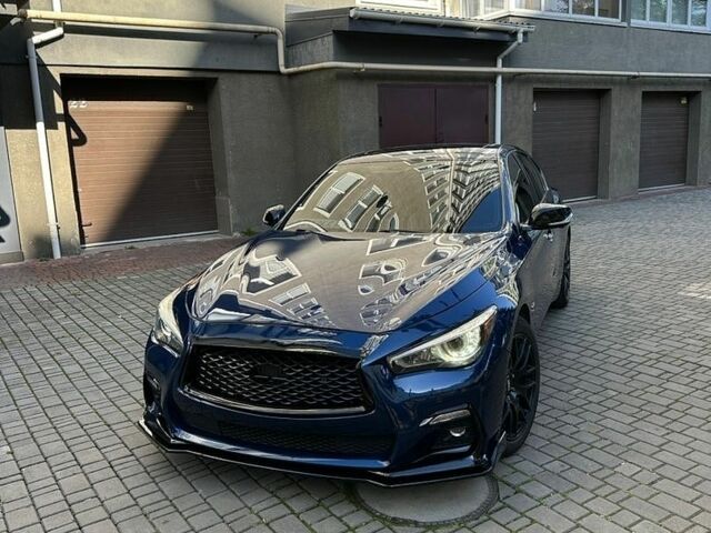 Синій Інфініті Q50, об'ємом двигуна 3 л та пробігом 68 тис. км за 21000 $, фото 1 на Automoto.ua