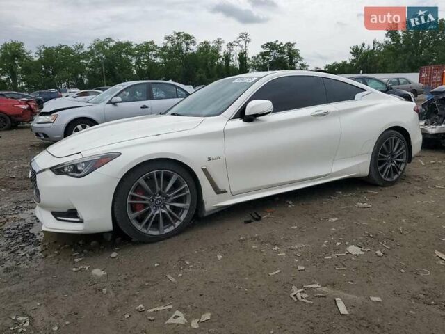Белый Инфинити Q60, объемом двигателя 3 л и пробегом 83 тыс. км за 5000 $, фото 1 на Automoto.ua