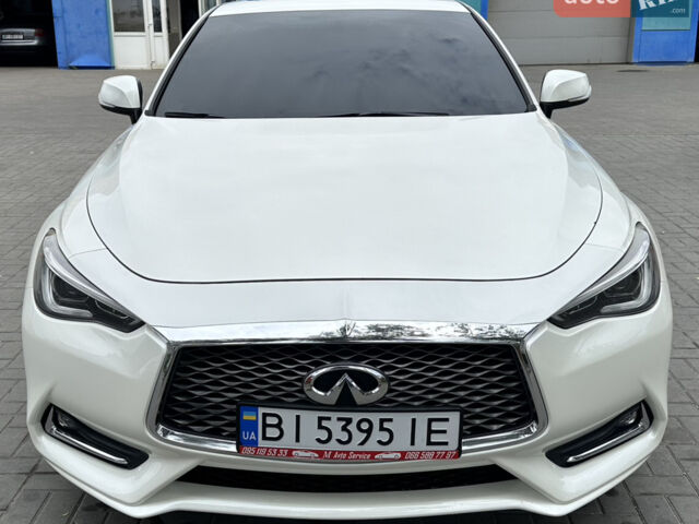 Белый Инфинити Q60, объемом двигателя 3 л и пробегом 117 тыс. км за 22999 $, фото 1 на Automoto.ua