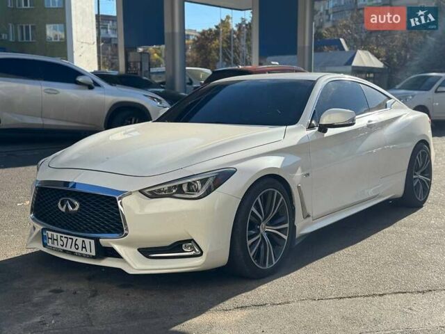 Белый Инфинити Q60, объемом двигателя 3 л и пробегом 85 тыс. км за 17900 $, фото 1 на Automoto.ua