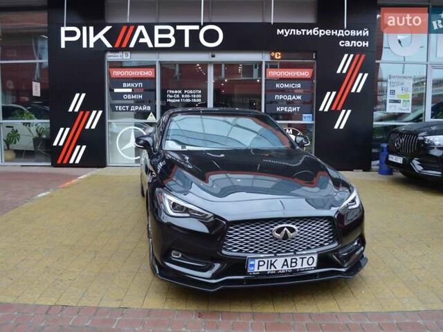 Черный Инфинити Q60, объемом двигателя 2 л и пробегом 88 тыс. км за 16900 $, фото 1 на Automoto.ua