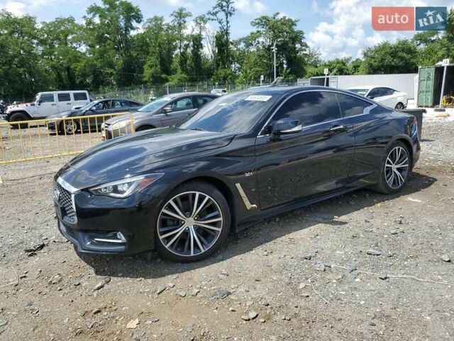 Черный Инфинити Q60, объемом двигателя 3 л и пробегом 140 тыс. км за 5145 $, фото 1 на Automoto.ua