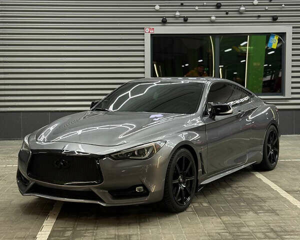 Сірий Інфініті Q60, об'ємом двигуна 2 л та пробігом 66 тис. км за 16700 $, фото 1 на Automoto.ua