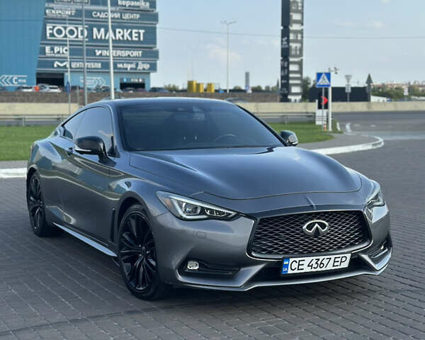 Серый Инфинити Q60, объемом двигателя 3 л и пробегом 107 тыс. км за 23000 $, фото 1 на Automoto.ua