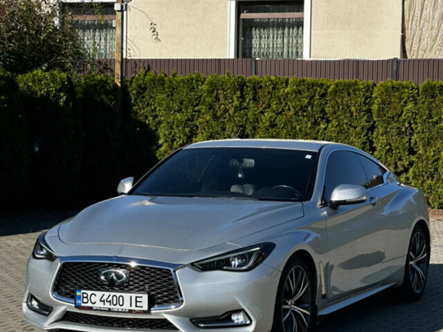 Серый Инфинити Q60, объемом двигателя 3 л и пробегом 160 тыс. км за 18800 $, фото 1 на Automoto.ua