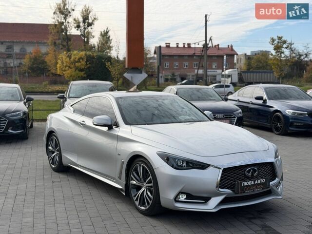 Серый Инфинити Q60, объемом двигателя 3 л и пробегом 163 тыс. км за 17900 $, фото 1 на Automoto.ua
