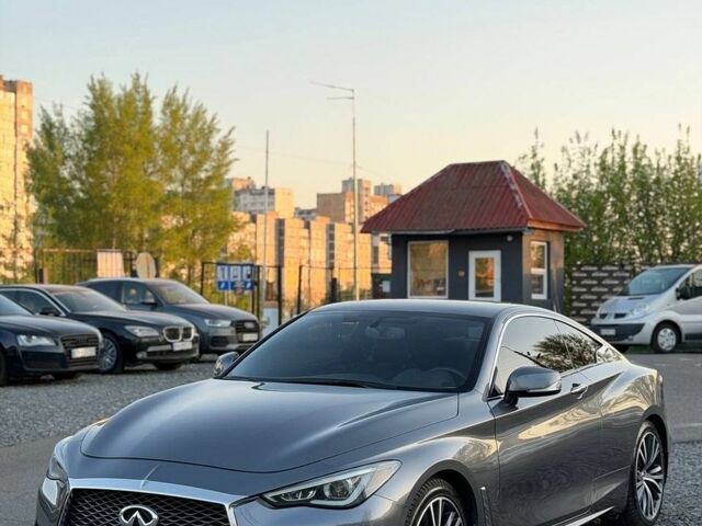 Серый Инфинити Q60, объемом двигателя 3 л и пробегом 63 тыс. км за 23000 $, фото 1 на Automoto.ua