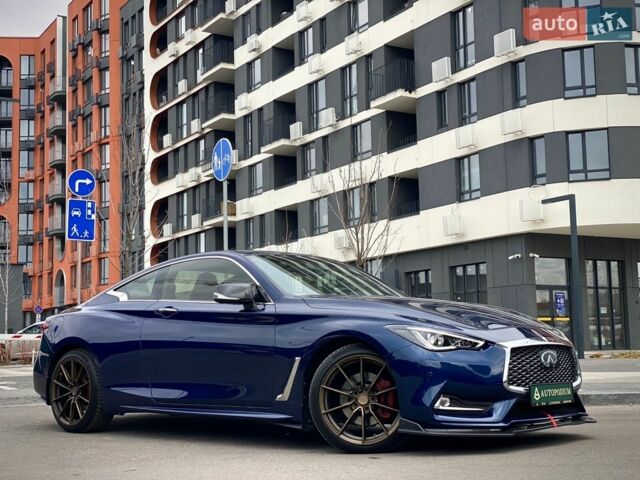 Синій Інфініті Q60, об'ємом двигуна 3 л та пробігом 55 тис. км за 19800 $, фото 1 на Automoto.ua
