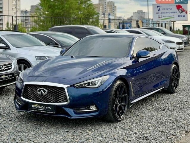 Синий Инфинити Q60, объемом двигателя 3 л и пробегом 187 тыс. км за 12000 $, фото 1 на Automoto.ua