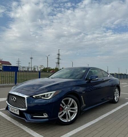 Синий Инфинити Q60, объемом двигателя 3 л и пробегом 216 тыс. км за 18000 $, фото 1 на Automoto.ua