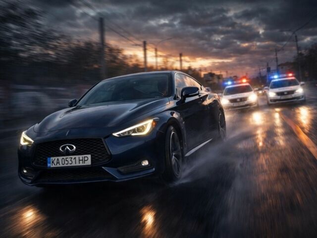 Синій Інфініті Q60, об'ємом двигуна 3 л та пробігом 99 тис. км за 21400 $, фото 1 на Automoto.ua