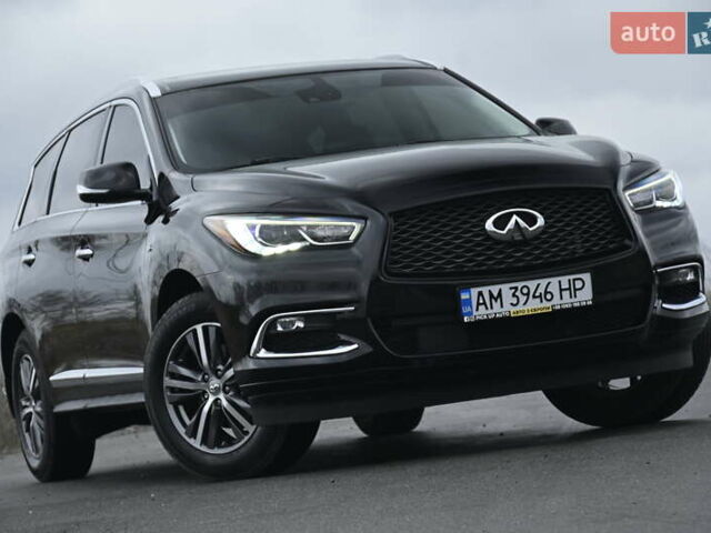 Чорний Інфініті QX60, об'ємом двигуна 3.5 л та пробігом 77 тис. км за 21999 $, фото 1 на Automoto.ua