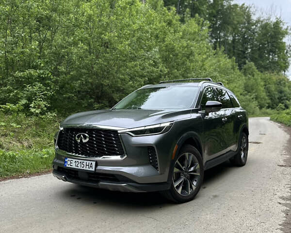 Серый Инфинити QX60, объемом двигателя 3.5 л и пробегом 95 тыс. км за 33000 $, фото 1 на Automoto.ua