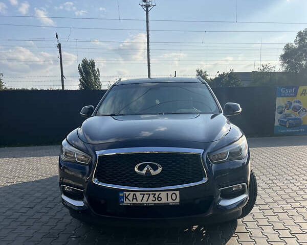 Синий Инфинити QX60, объемом двигателя 3.5 л и пробегом 152 тыс. км за 18500 $, фото 1 на Automoto.ua
