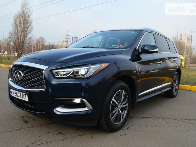 Синий Инфинити QX60, объемом двигателя 3.5 л и пробегом 65 тыс. км за 24990 $, фото 1 на Automoto.ua