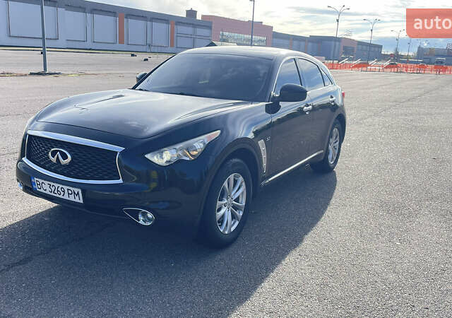 Черный Инфинити QX70, объемом двигателя 3.7 л и пробегом 160 тыс. км за 16900 $, фото 1 на Automoto.ua