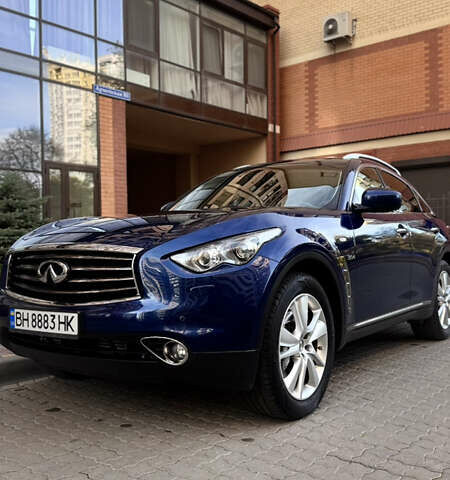 Синий Инфинити QX70, объемом двигателя 2.99 л и пробегом 117 тыс. км за 25300 $, фото 1 на Automoto.ua