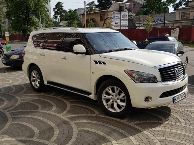 Белый Инфинити QX80, объемом двигателя 5.6 л и пробегом 2 тыс. км за 533 $, фото 1 на Automoto.ua