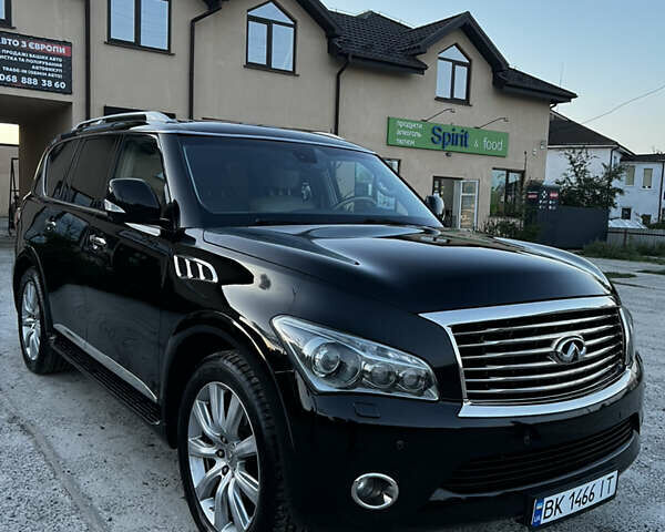 Черный Инфинити QX80, объемом двигателя 5.55 л и пробегом 298 тыс. км за 20700 $, фото 1 на Automoto.ua