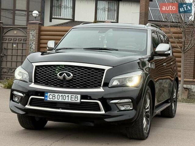 Чорний Інфініті QX80, об'ємом двигуна 5.55 л та пробігом 158 тис. км за 24500 $, фото 1 на Automoto.ua
