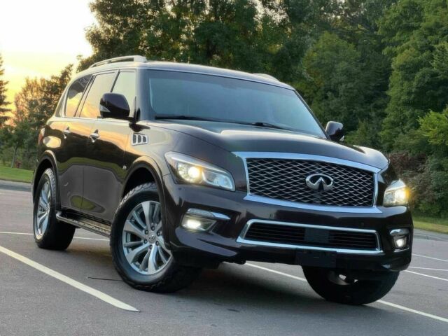 Черный Инфинити QX80, объемом двигателя 5.6 л и пробегом 74 тыс. км за 13000 $, фото 1 на Automoto.ua