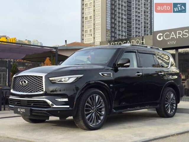 Черный Инфинити QX80, объемом двигателя 5.55 л и пробегом 62 тыс. км за 36800 $, фото 1 на Automoto.ua